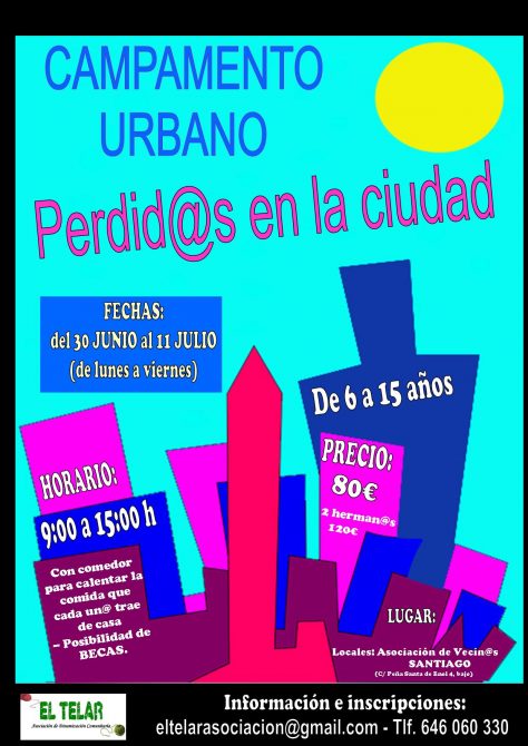 cartel campamento