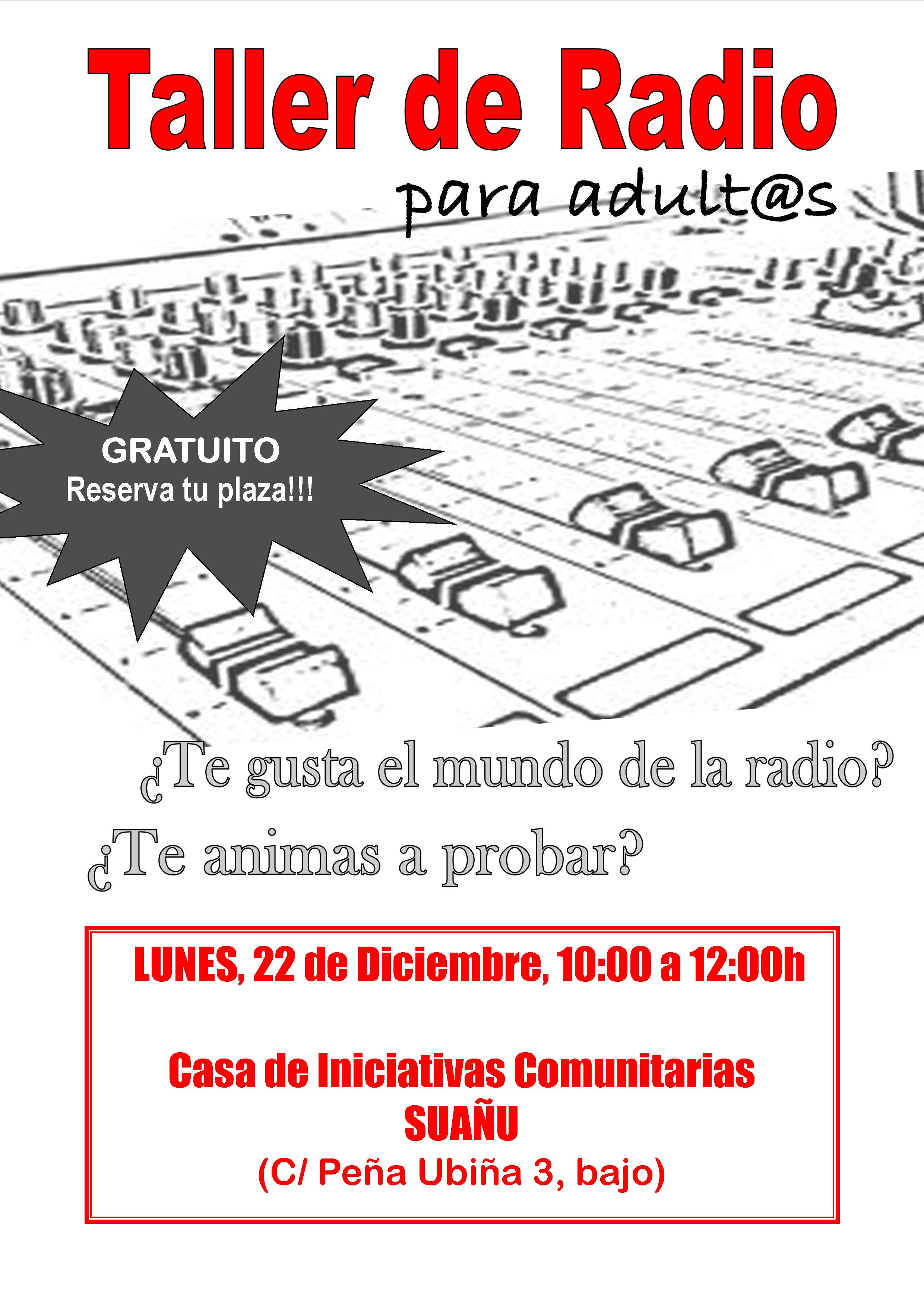 Taller radio Adultos