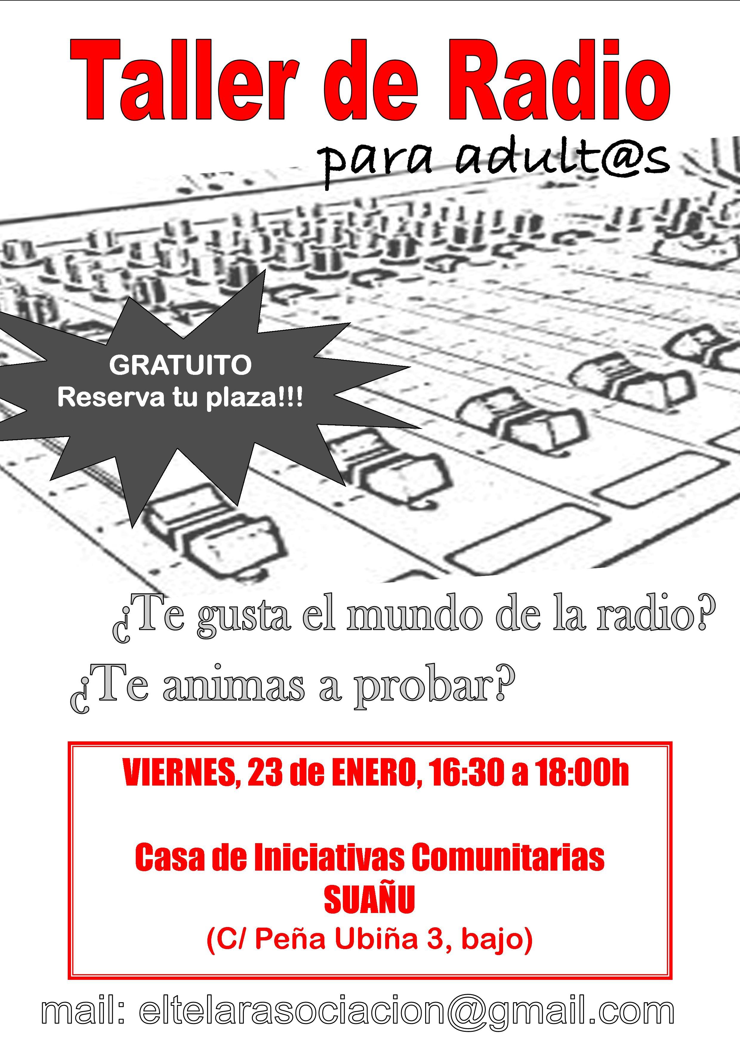 taller radio adultos