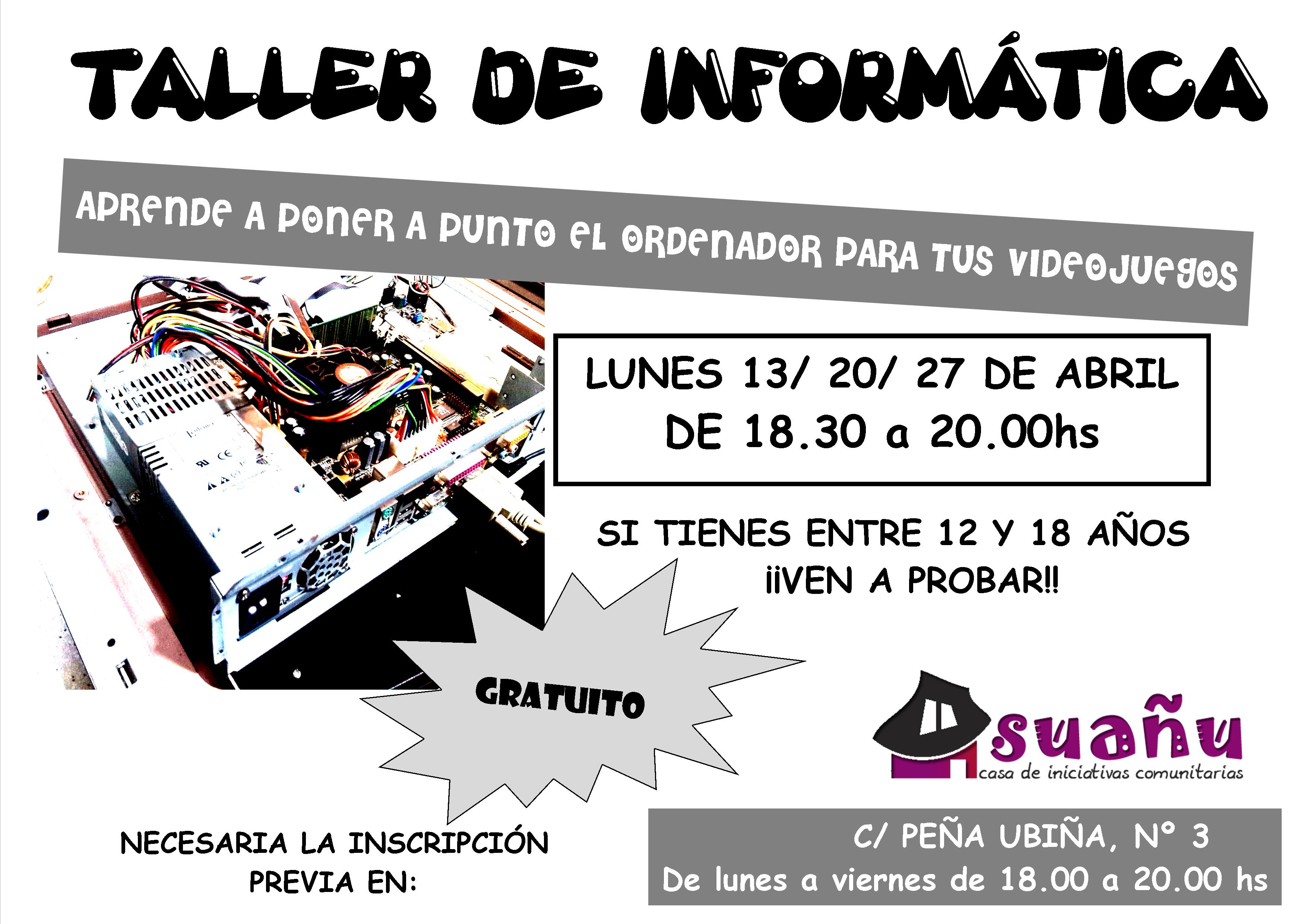 taller de informática abril