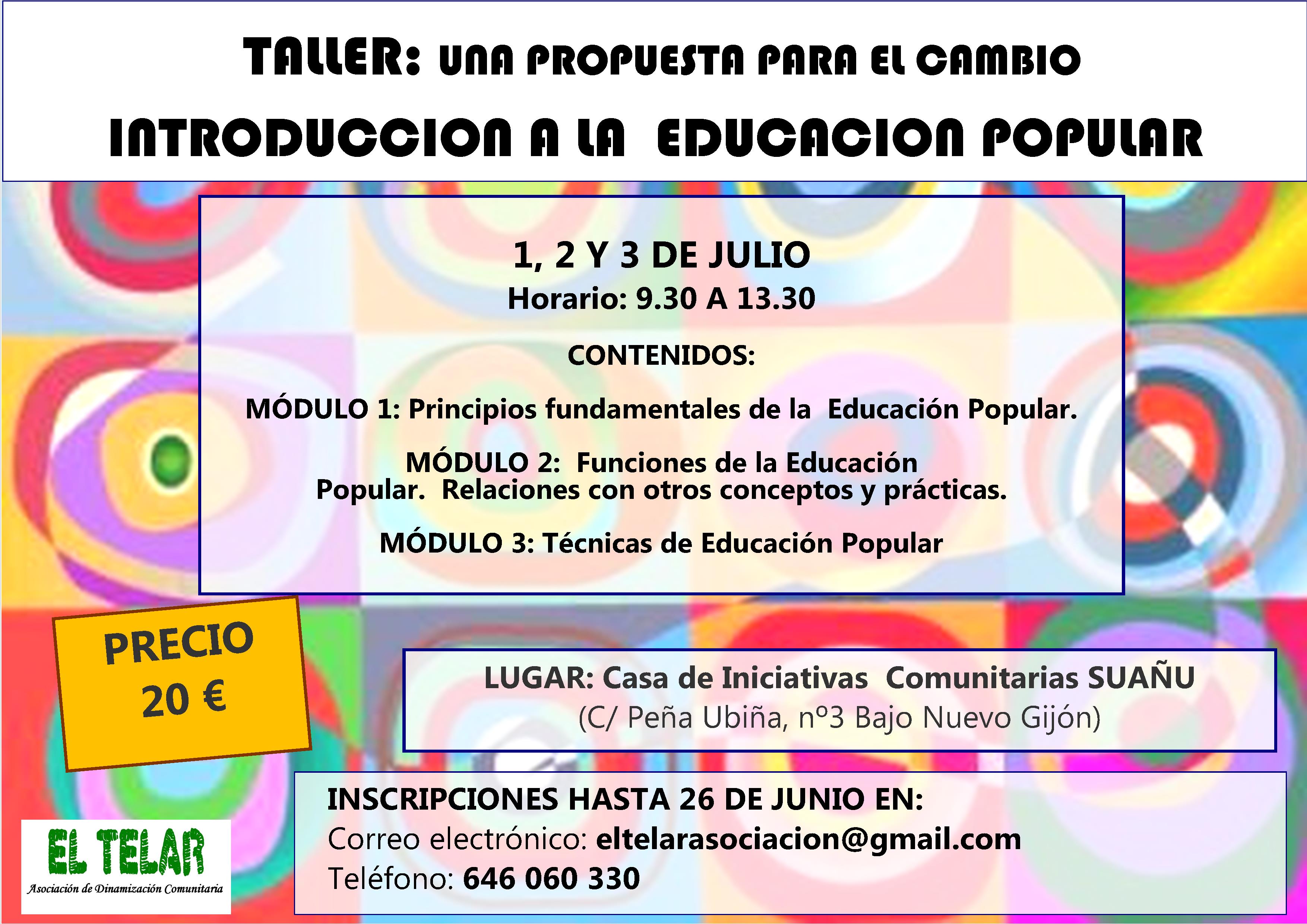 cartel escuela de educacion popular 5