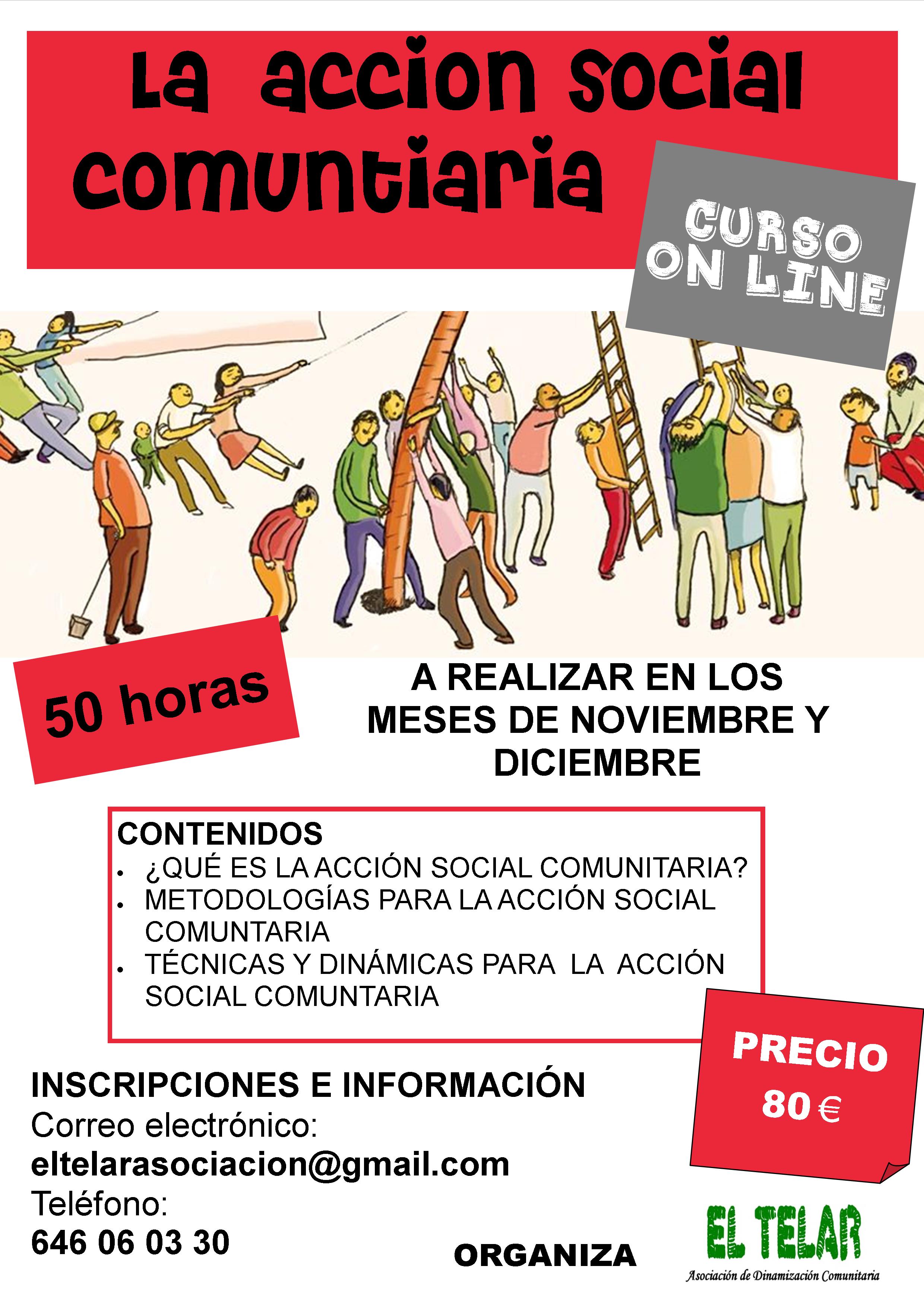 cartel acción social comunitaria NOV-DIC