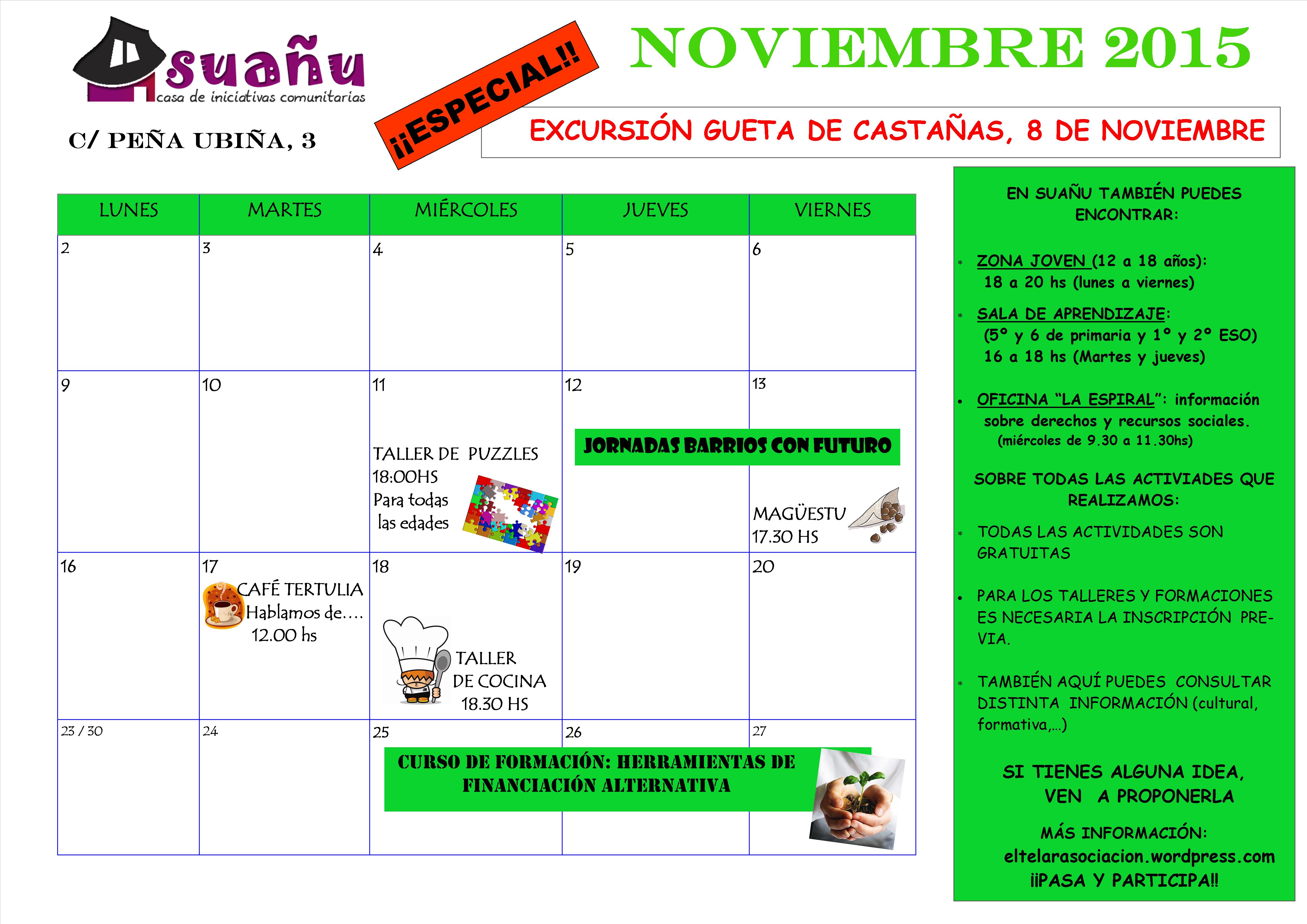 programación noviembre 15