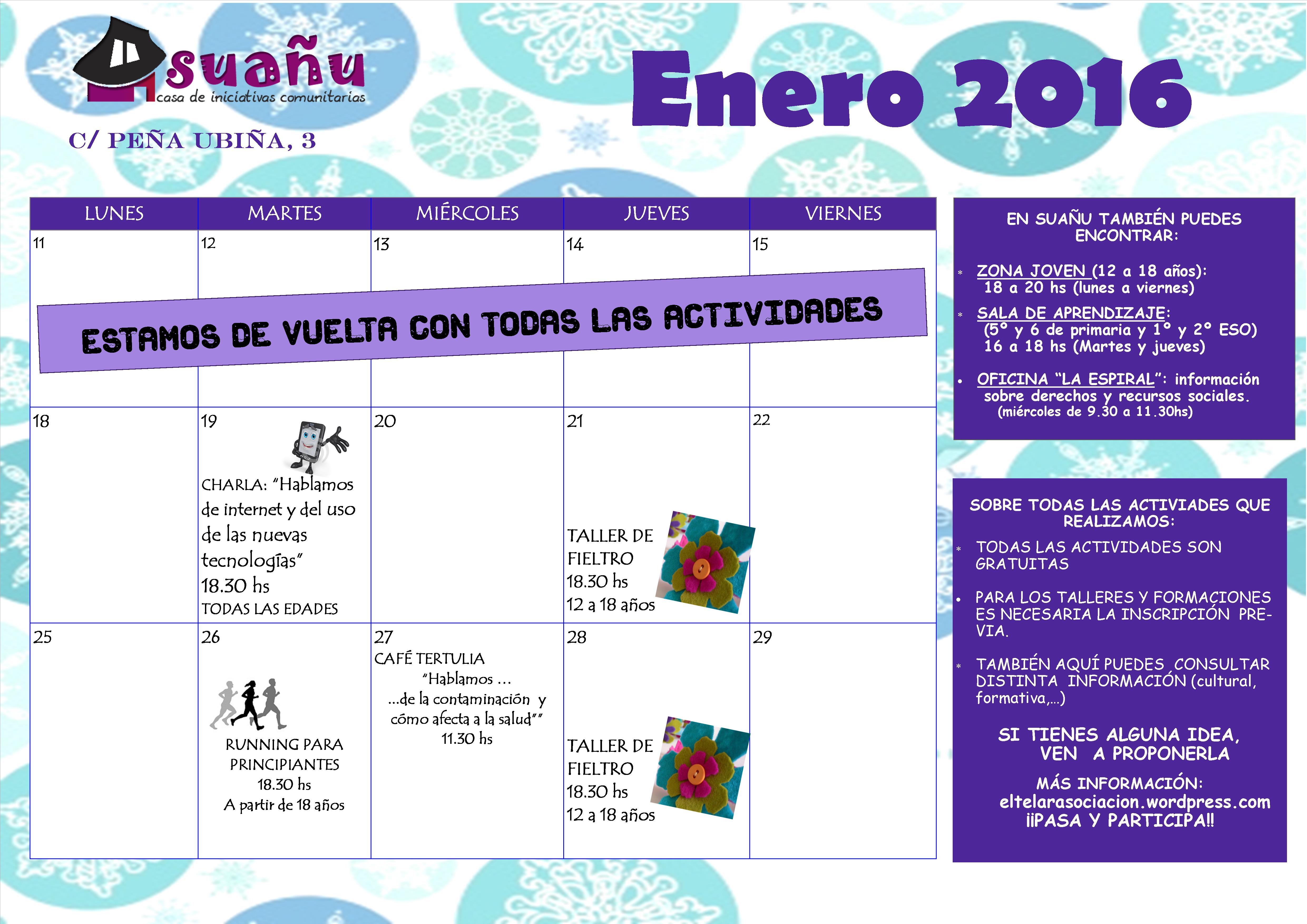 programación enero 16