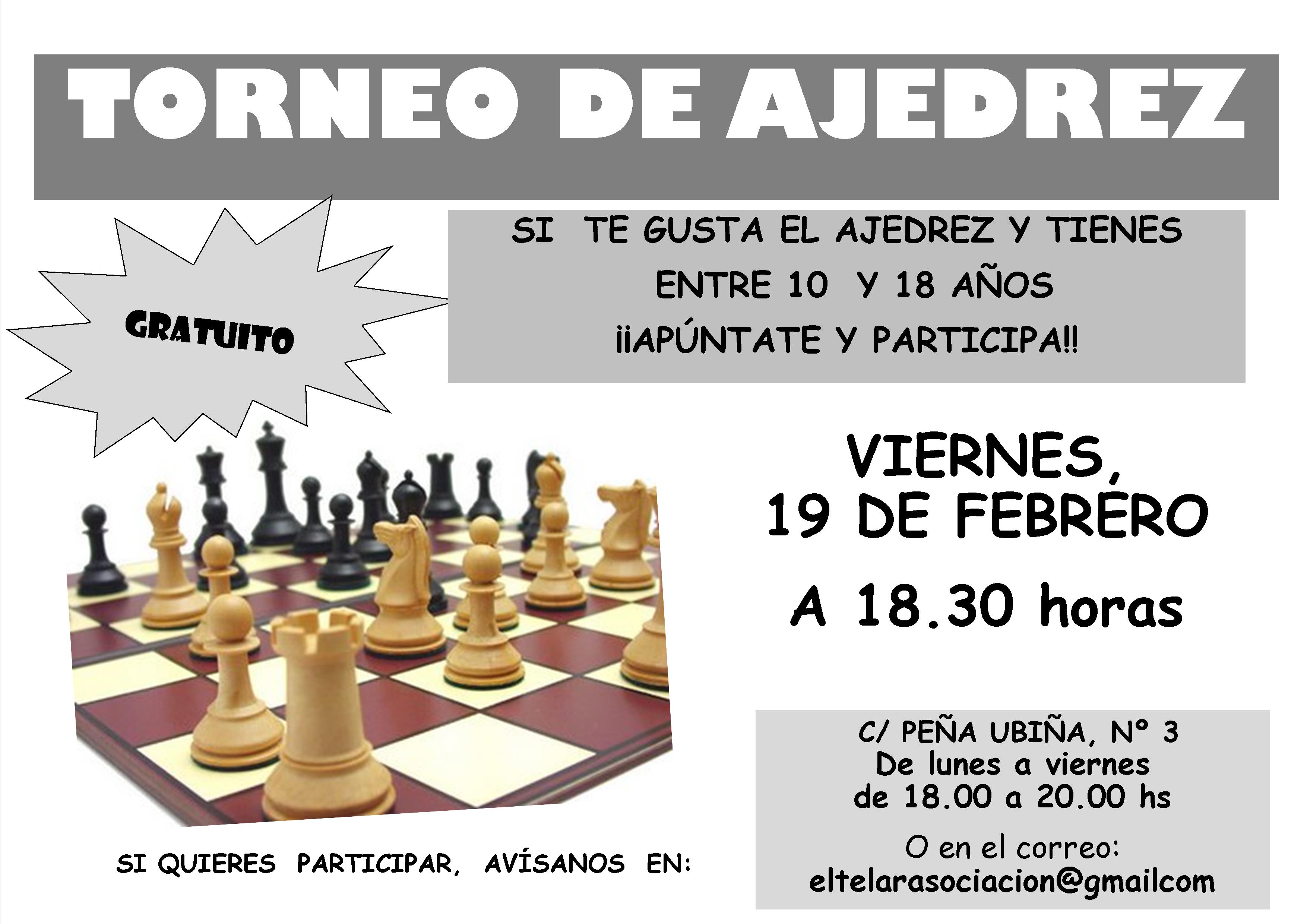 cartel torneo ajedrez