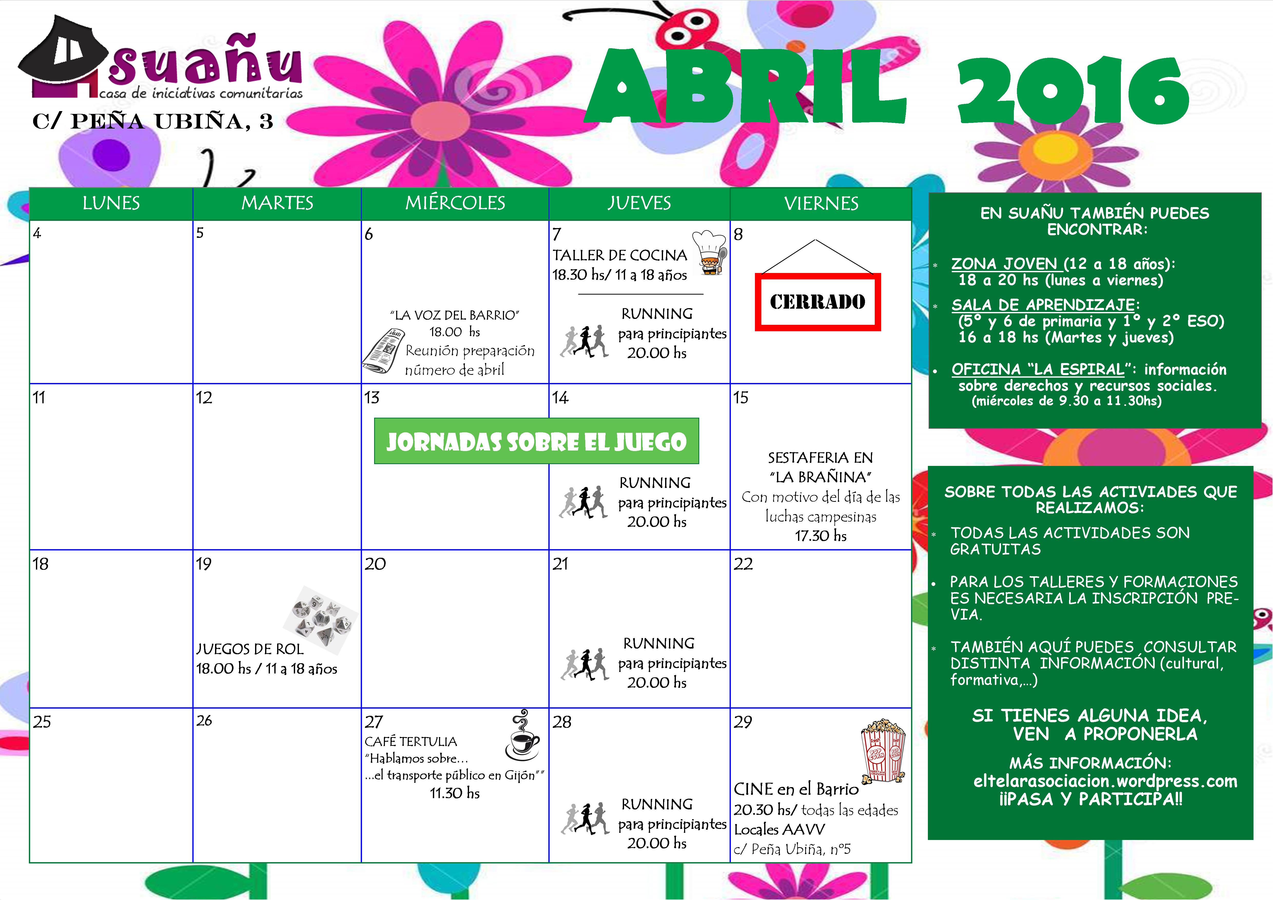 programación abril 16